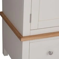 Salisbury Ivory Painted Oak 2 Door Wardrobe With Drawer -Furniture Sale Shop lp gwr c 8