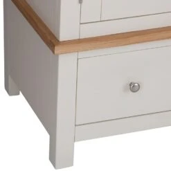 Salisbury Ivory Painted Oak 2 Door Wardrobe With Drawer -Furniture Sale Shop lp gwr c 9