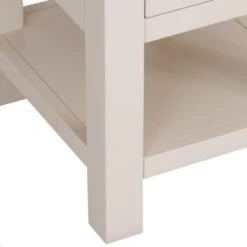 Salisbury Ivory Painted Oak Slim Lamp Table -Furniture Sale Shop lp lt c 6