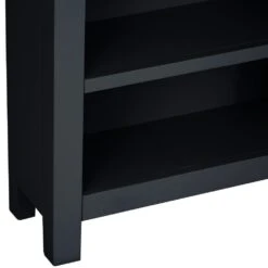 Salisbury Blue Painted Oak Small Bookcase 14 Salisbury Blue Painted Oak Small Bookcase -Furniture Sale Shop lp sbc b 3