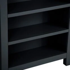 Salisbury Blue Painted Oak Small Bookcase 17 Salisbury Blue Painted Oak Small Bookcase -Furniture Sale Shop lp sbc b 4