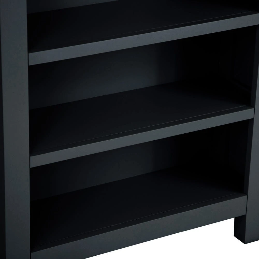 Salisbury Blue Painted Oak Small Bookcase 9 Salisbury Blue Painted Oak Small Bookcase - Image 7