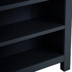 Salisbury Blue Painted Oak Small Bookcase 15 Salisbury Blue Painted Oak Small Bookcase -Furniture Sale Shop lp sbc b 6