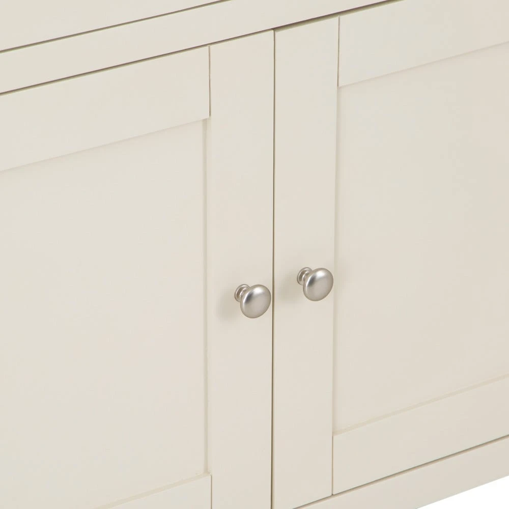 Salisbury Ivory Painted Oak Small 2 Door Sideboard 12 Salisbury Ivory Painted Oak Small 2 Door Sideboard - Image 10