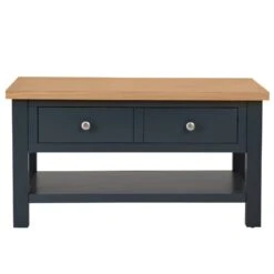 Salisbury Blue Painted Oak Coffee Table 26 Salisbury Blue Painted Oak Coffee Table -Furniture Sale Shop lp ct b 11