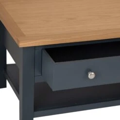 Salisbury Blue Painted Oak Coffee Table 23 Salisbury Blue Painted Oak Coffee Table -Furniture Sale Shop lp ct b 3