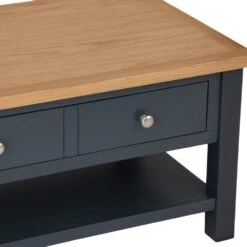 Salisbury Blue Painted Oak Coffee Table 19 Salisbury Blue Painted Oak Coffee Table -Furniture Sale Shop lp ct b 6