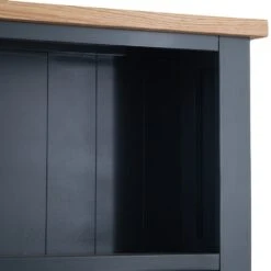 Salisbury Blue Painted Oak Large Bookcase -Furniture Sale Shop lp lbc b 6