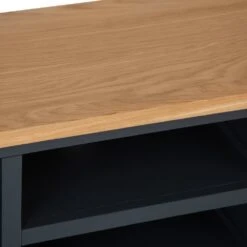 Salisbury Blue Painted Oak Large TV Unit -Furniture Sale Shop lp ltv b 6