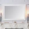 Vienna White Frame Rectangular Wall Mirror 75 X 105cm -Furniture Sale Shop mir02 rec w