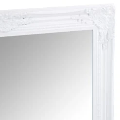 Vienna White Frame Rectangular Wall Mirror 75 X 105cm -Furniture Sale Shop mir02 rec w 4