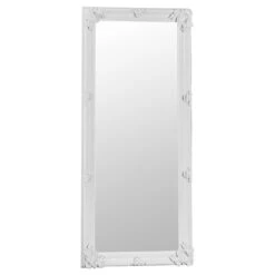 Valencia White Frame Leaner Mirror 80 X 175cm -Furniture Sale Shop mir05 lnr w 1