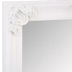 Valencia White Frame Rectangular Wall Mirror 80 X 115cm 22 Valencia White Frame Rectangular Wall Mirror 80 X 115cm -Furniture Sale Shop mir05 rec w 2