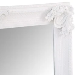 Valencia White Frame Rectangular Wall Mirror 80 X 115cm 18 Valencia White Frame Rectangular Wall Mirror 80 X 115cm -Furniture Sale Shop mir05 rec w 6