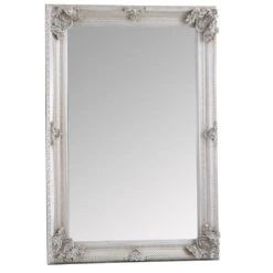 Valencia Silver Frame Rectangular Wall Mirror 80 X 115cm 19 Valencia Silver Frame Rectangular Wall Mirror 80 X 115cm -Furniture Sale Shop mir05 rec s 1