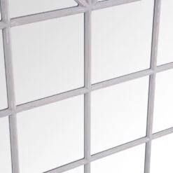 Toulouse Small Grey Arched Window Mirror 90 X 135cm -Furniture Sale Shop mir08 g 4