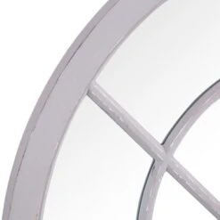 Toulouse Small Grey Arched Window Mirror 90 X 135cm -Furniture Sale Shop mir08 g 6