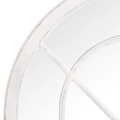 Toulouse Small White Arched Window Mirror 90 X 135cm -Furniture Sale Shop mir08 w 5