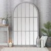Geneva Large Grey Arched Window Mirror 105 X 177cm 1 Geneva Large Grey Arched Window Mirror 105 X 177cm -Furniture Sale Shop mir09 g