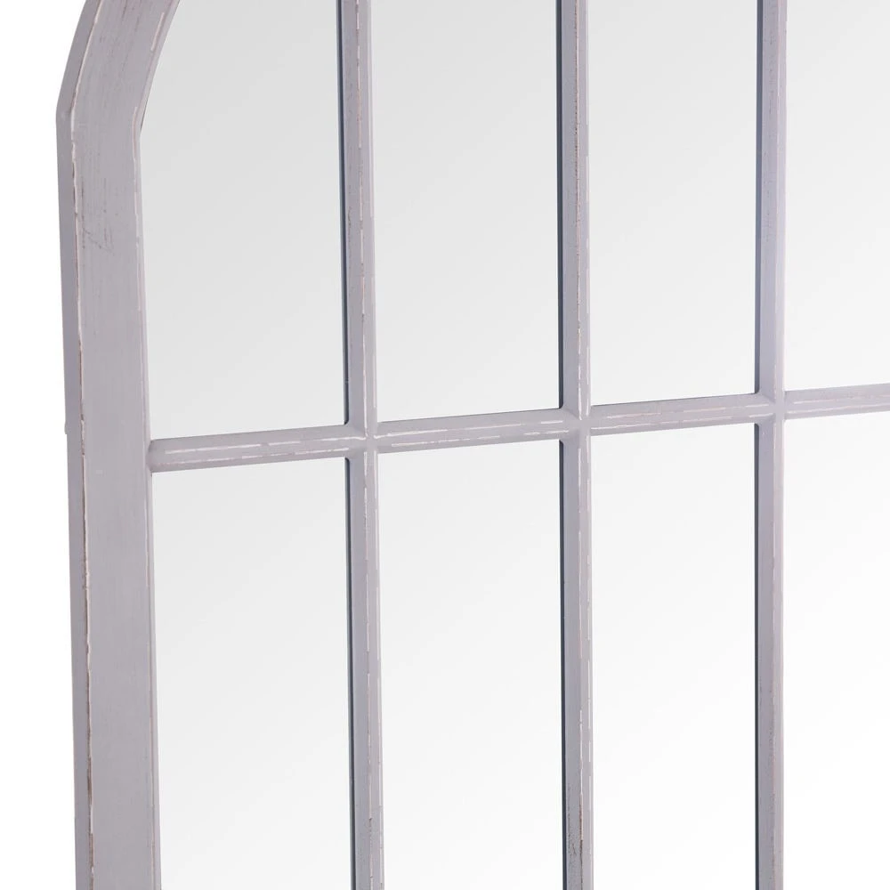 Geneva Large Grey Arched Window Mirror 105 X 177cm 7 Geneva Large Grey Arched Window Mirror 105 X 177cm - Image 5