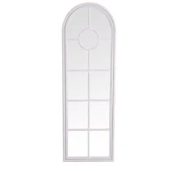 Rouen Narrow Grey Arched Window Hallway Mirror 60 X 180cm 14 Rouen Narrow Grey Arched Window Hallway Mirror 60 X 180cm -Furniture Sale Shop mir10 g 2