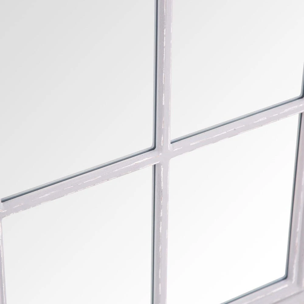 Rouen Narrow Grey Arched Window Hallway Mirror 60 X 180cm 9 Rouen Narrow Grey Arched Window Hallway Mirror 60 X 180cm - Image 7