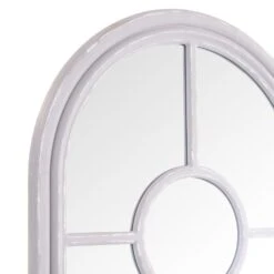 Rouen Narrow Grey Arched Window Hallway Mirror 60 X 180cm 11 Rouen Narrow Grey Arched Window Hallway Mirror 60 X 180cm -Furniture Sale Shop mir10 g 5