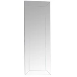 Sofia Large Silver Bevelled Hallway Mirror 50 X 140cm -Furniture Sale Shop mir16 l 1