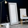 Andorra Large Distressed Frame Bevelled Glass Mirror 61 X 140cm -Furniture Sale Shop mir17 l
