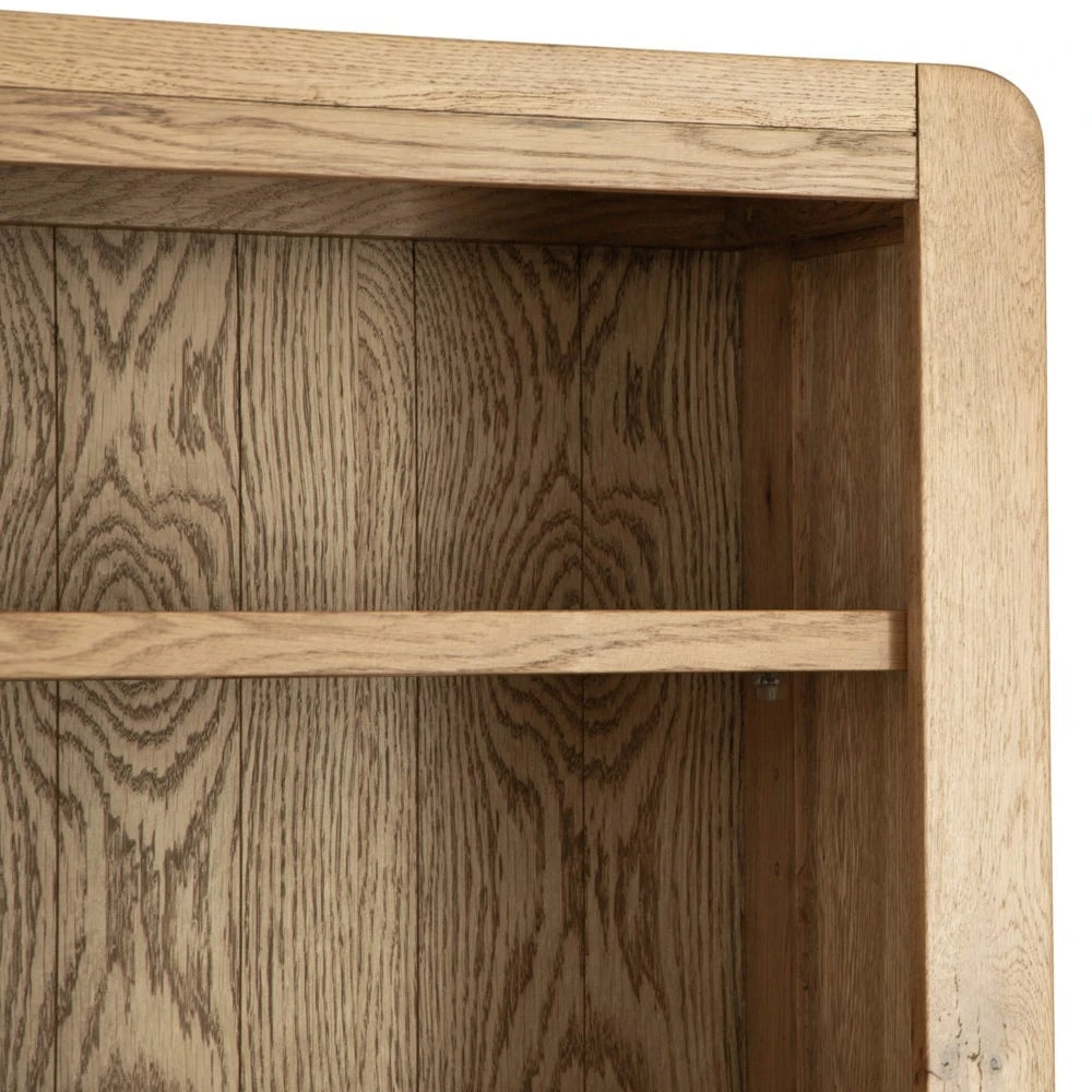 Oslo Chunky Oak Tall Slim Bookcase 9 Oslo Chunky Oak Tall Slim Bookcase - Image 7