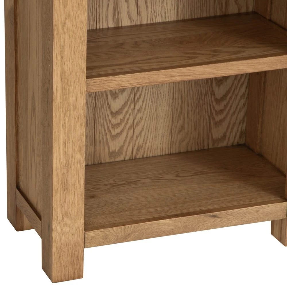 Oslo Chunky Oak Tall Slim Bookcase 7 Oslo Chunky Oak Tall Slim Bookcase - Image 5