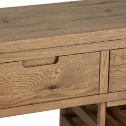 Oslo Chunky Oak Large Sideboard Wine Rack 25 Oslo Chunky Oak Large Sideboard Wine Rack -Furniture Sale Shop ml16 6