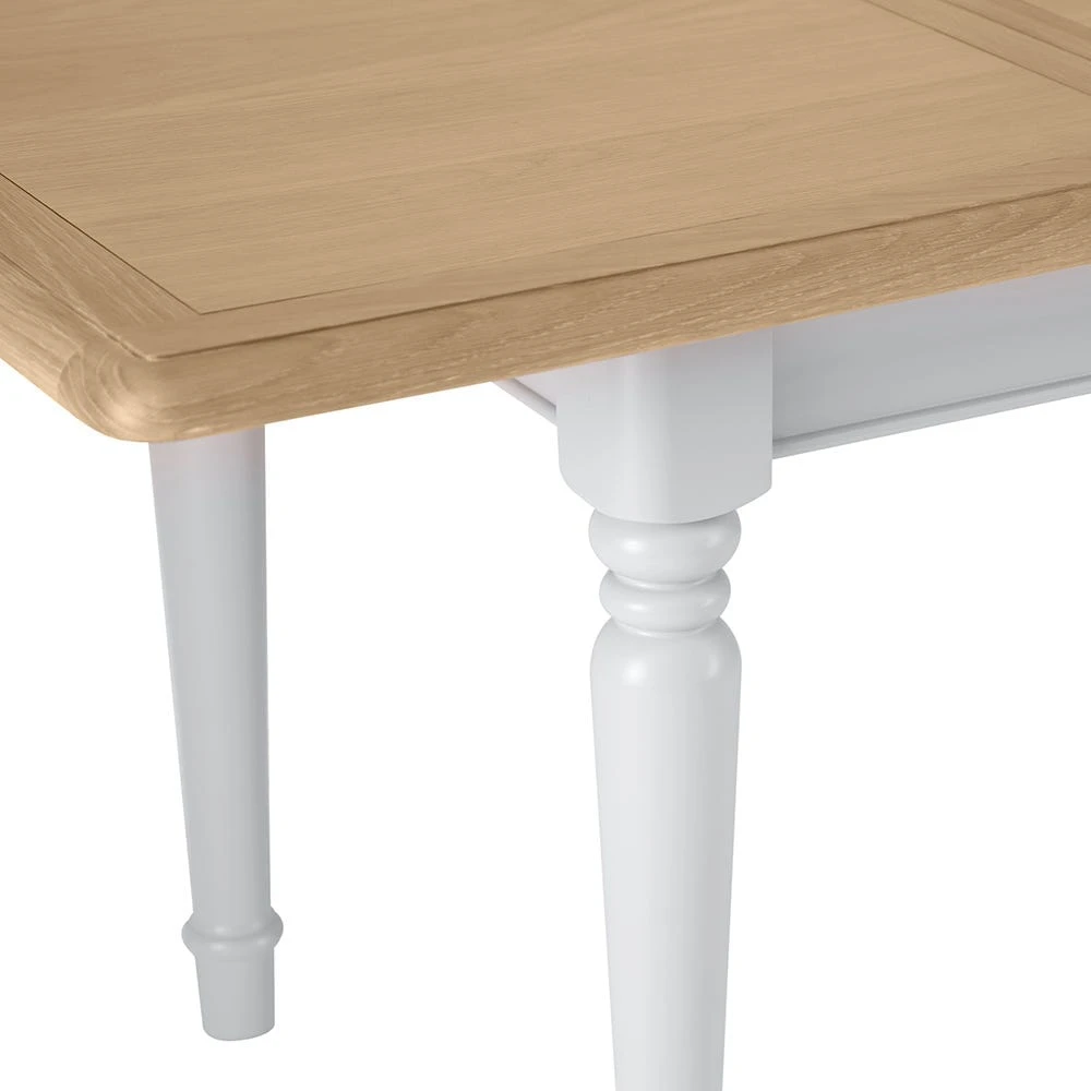 Harrington Grey Painted 1.3m Extending Dining Table 9 Harrington Grey Painted 1.3m Extending Dining Table - Image 7