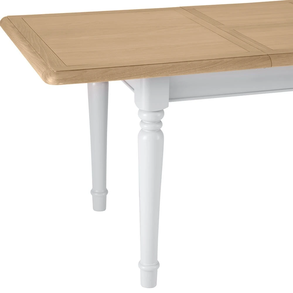 Harrington Grey Painted 1.3m Extending Dining Table 7 Harrington Grey Painted 1.3m Extending Dining Table - Image 5