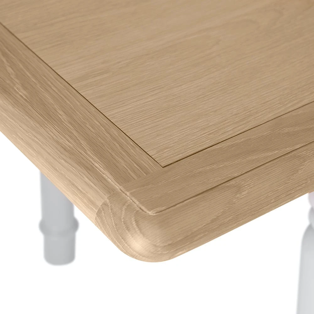 Harrington Grey Painted 1.3m Extending Dining Table 10 Harrington Grey Painted 1.3m Extending Dining Table - Image 8