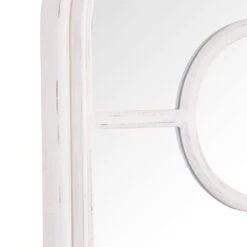 Rouen Narrow White Arched Window Hallway Mirror 60 X 180cm -Furniture Sale Shop mr10 w 5