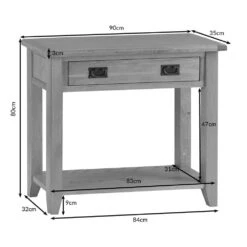 Rustic Oak Console Table -Furniture Sale Shop nc con oak dimensions
