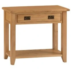 Rustic Oak Console Table -Furniture Sale Shop nc con ok 1