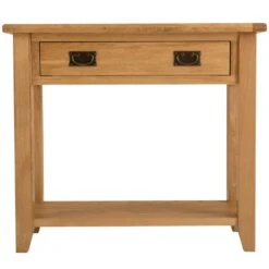 Rustic Oak Console Table -Furniture Sale Shop nc con ok 2