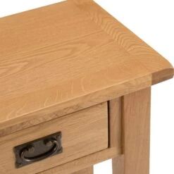 Rustic Oak Console Table -Furniture Sale Shop nc con ok 4