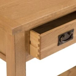 Rustic Oak Console Table -Furniture Sale Shop nc con ok 6