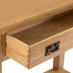 Rustic Oak Console Table -Furniture Sale Shop nc con ok 7