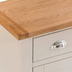 Chester Stone Painted Oak 2 Door Large Sideboard With Wine Rack -Furniture Sale Shop nc ls wc prt 4