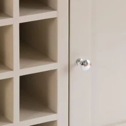 Chester Stone Painted Oak 2 Door Large Sideboard With Wine Rack -Furniture Sale Shop nc ls wc prt 7