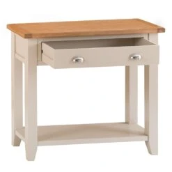 Chester Stone Painted Oak Console Table -Furniture Sale Shop nc prt con x 2
