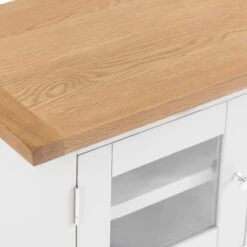 Chester White Painted Oak Large TV Unit -Furniture Sale Shop nc prt ltv 4 w