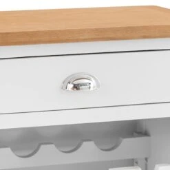 Chester White Painted Oak Wine Cabinet -Furniture Sale Shop nc prt wc 7 w