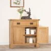 Rustic Oak 2 Door Small Sideboard 2 Rustic Oak 2 Door Small Sideboard -Furniture Sale Shop nc sms oak inspo