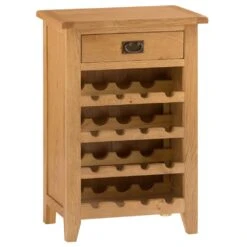 Rustic Oak Wine Cabinet -Furniture Sale Shop nc wc ok 1