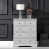 Florence Grey Painted 2 Over 3 Chest -Furniture Sale Shop new sw 2o3 g